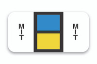 FILE RIGHT Color-Code Auto-Makes (Ringbook) - 270 Auto-Make Labels per set