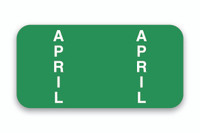FILE RIGHT Color-Code Month Labels-Ringbook w/270 labels