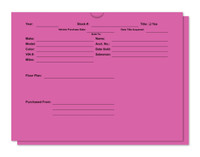 Custom Vehicle Deal Envelopes DSA-500 C - 500 Per Box