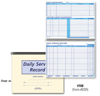 Daily Service Record Book   Form# DSR