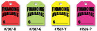 Mirror Hang Tags (Jumbo) FINANCING AVAILABLE