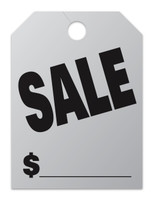 Mirror Hang Tags Fluorescent (Jumbo) SALE: Qty. 50