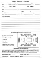 Vehicle Inspection Worksheet   Form# AVW