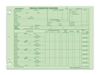 Vehicle Inventory Records  Form #DSA-542-85 (50-pack)