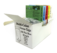 Versa Tag Key Tags - Mixed Colors (VT-200-MC) - QTY. 250