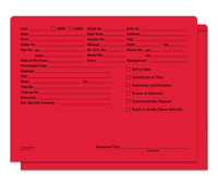 Heavy Duty Deal Jackets (Pre-Printed) SA-1221 - QTY: 500