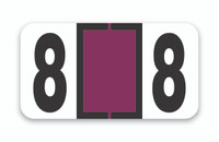 FILE RIGHT Color-Code Numbers - (1) Roll of 500
