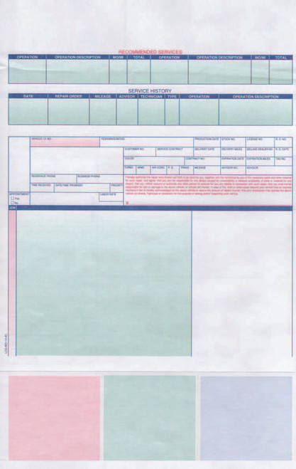 Laser Repair Orders (32#) - Form #LZR-RO-14