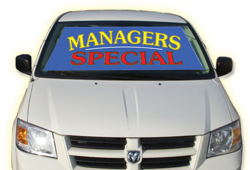 Windshield Promotional Banners