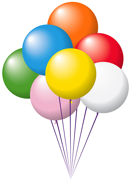 17" Assorted Latex Balloons w/white (72 per bag)