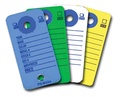 Colored Key Tags   Form #CT 5 9 (QTY: 500)