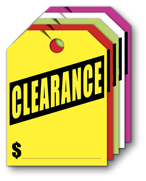 Mirror Hang Tags (Jumbo) CLEARANCE