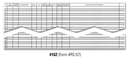 Route Sheet/Appointment Pad   Form# RS 57