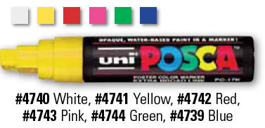 Windshield Markers Large Posca