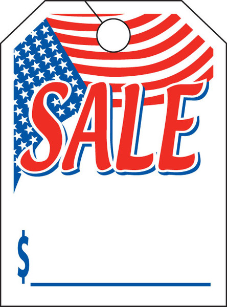 Mirror Hang Tags (Jumbo) Flag Sale