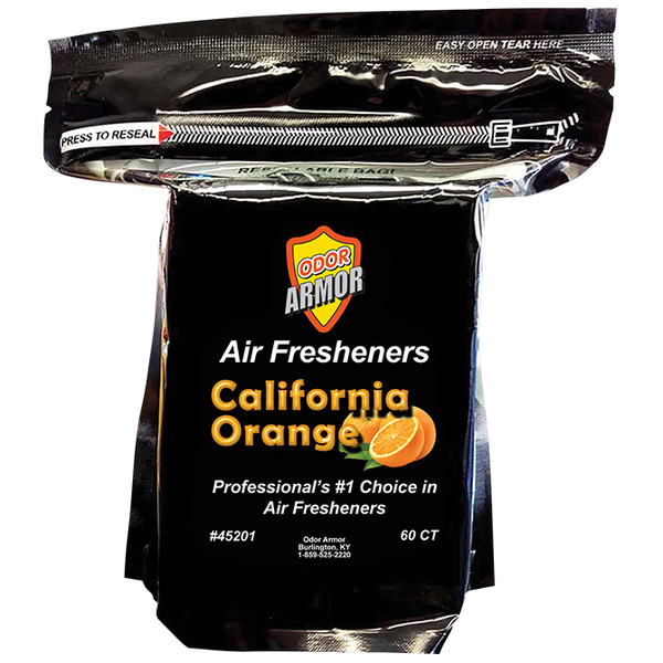 Air Freshener Pads -Vehicle Deodorizer (14 scents! ) QTY. 60 per bag