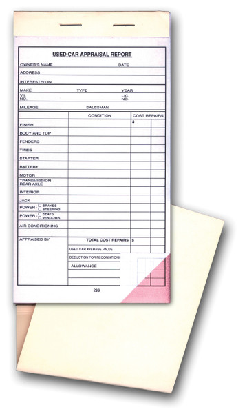 Used Vehicle Appraisal Book