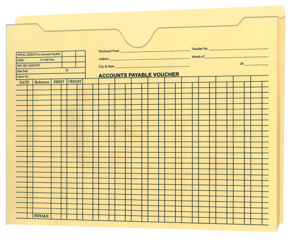 Accounts Payable 1" Expandable Jacket