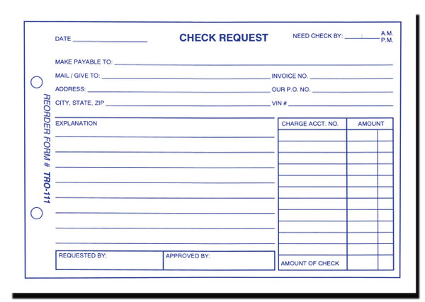 Check Request Form