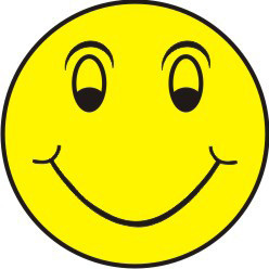 Happy Face Window Sticker