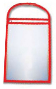 Repair Order/Work Ticket Holders (Clear w/Red Handle)