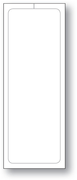 Addendum Stickers (Adhesive) BLANK Stock  3-1/8" x 11" (Qty: 250)