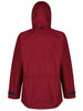 Colour: Burgundy. Reverse with drawcord hem and Integrated hood + volume adjuster with drawcord adjustment.