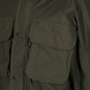 Two large chest pockets with drainage eyelets in bellow pocket