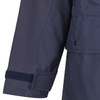 Roomy 3-piece sleeve for freedom of movement. Adjustable cuffs with Velcro tabs.