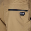 Rear seat zipped security pockets.