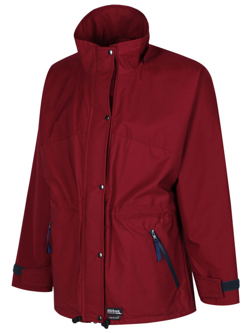 Colour: Burgundy. Alligin Single Ventile® jacket is designed for windproof and light shower proof use. 