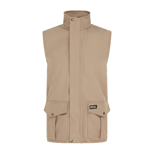 Knoydart Ventile Gilet in Taupe with lower bellow pockets Knoydart Ventile Gilet in Taupe with lower bellow pockets