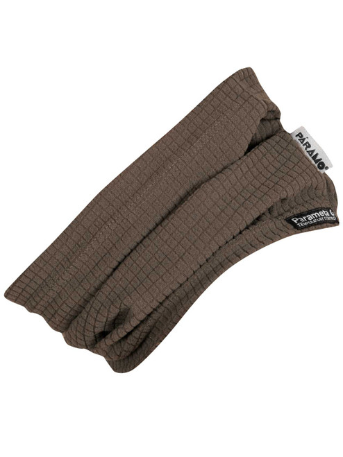 Warm, quick-drying directional neckwarmer (colour: moss)