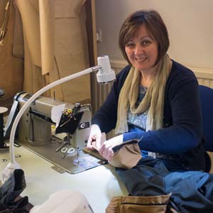 Heather: experienced dressmaker with hands-on tailoring expertise