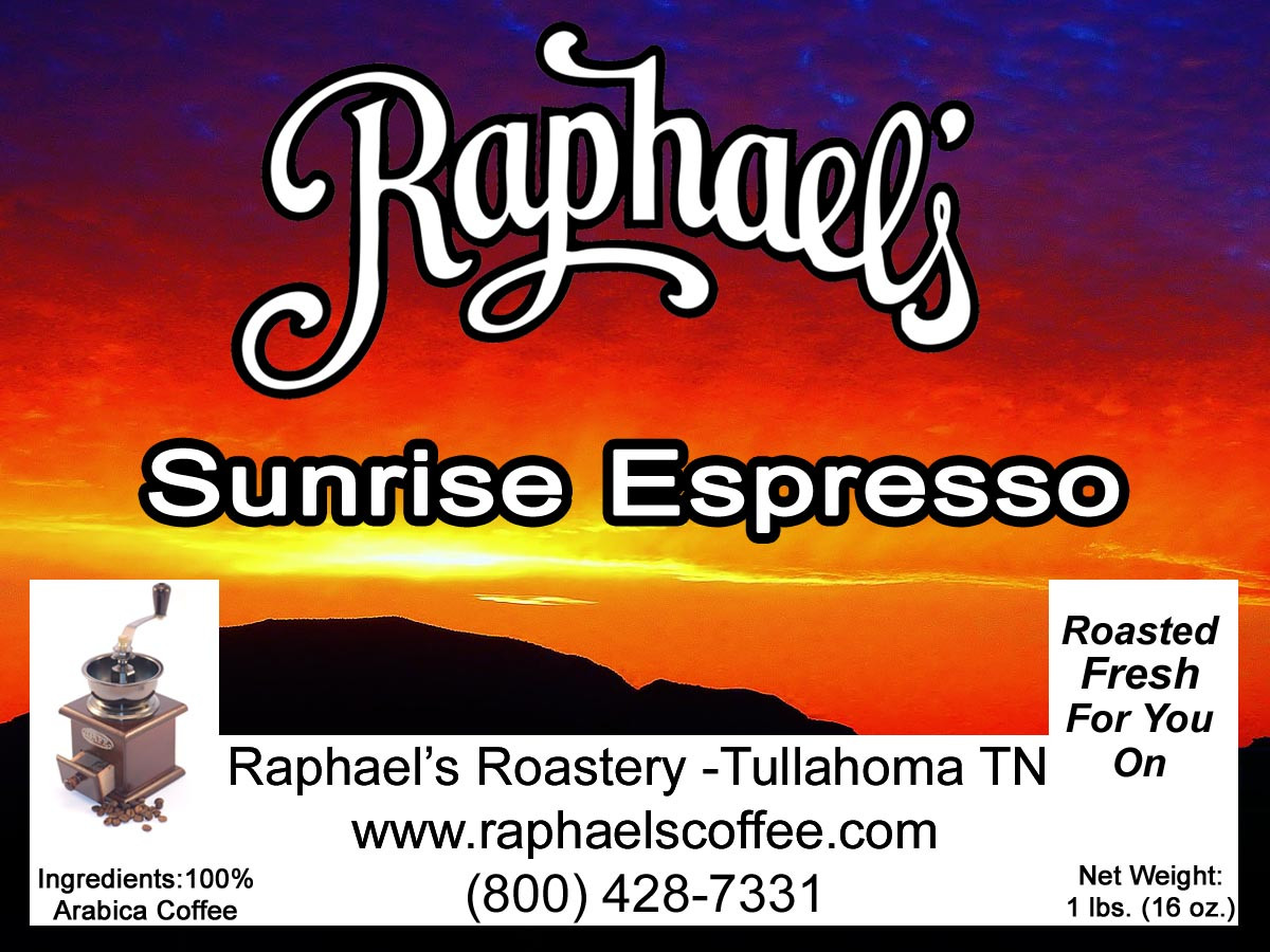 SUNRISE ESPRESSO Raphael's Roastery