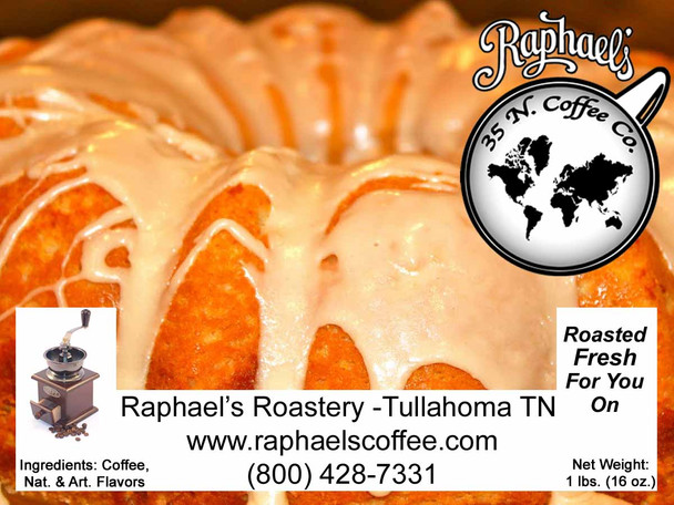 Certified Fair Trade, creamy cinnamon and nut tones.