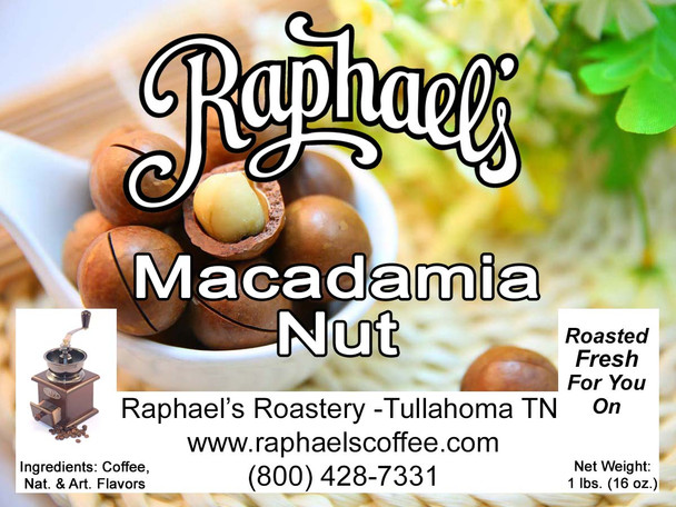 Rich macadamia nut flavored coffee!