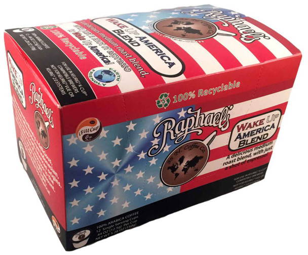 Wake Up America - Box of 12 Single-Serve Cups
