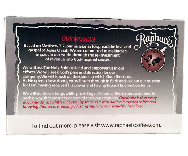 Box back - Our Mission
