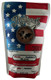 Resealable zip close bag with one-way degassing valve.