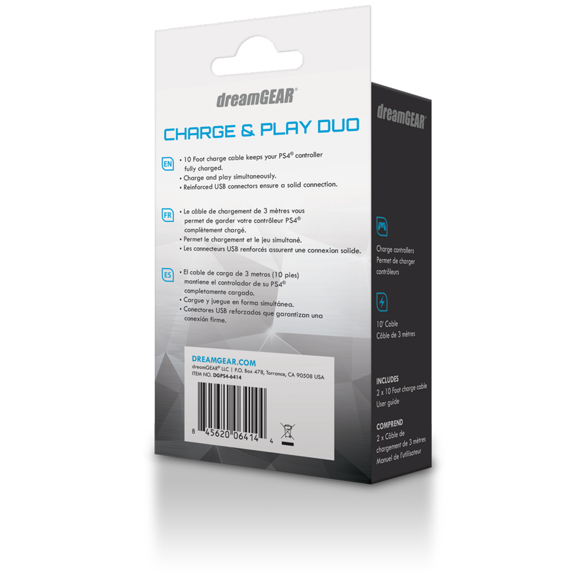 Charge and Play Duo for PS4® - dreamGEAR