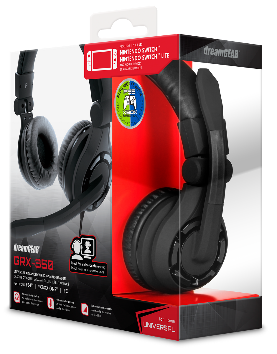 Casque Audio Gaming pour Xbox, PlayStation & PC