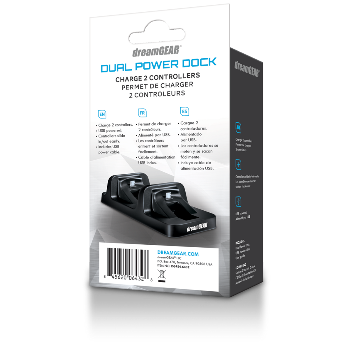 Dual Charging Dock Station De Charge Double Chargeur Dobe Support