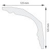 Carton de 16 mètres G19 Corniche Plafond DMS - 8 pièces