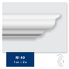 Carton de 240 mètres NI40 Corniche Plafond DMS - 120 pièces