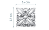Relief Murale DK11 : design floral élégant