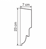 Corniche intermédiaire GP4 : des lignes douces