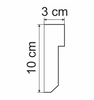 Moulure de façade L13 :