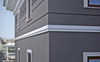 Corniche GM7 moderne : forme  plate et large
