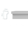 Corniche GM9 moderne :  une forme en "L"